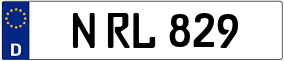 Truck License Plate